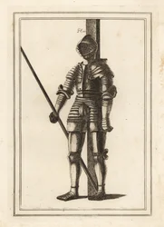 Rustning lavet til kong Henry VIII i en alder af 18 i Tower of London