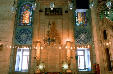 Suleymaniye-moskeen, interiør, 1557