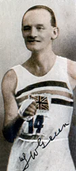 TW Green, langdistancevandrer, 1935