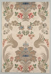 Taft, brokadet, 1700-1750.