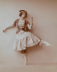 Tamara Karsavina, russisk ballerina, 1911
