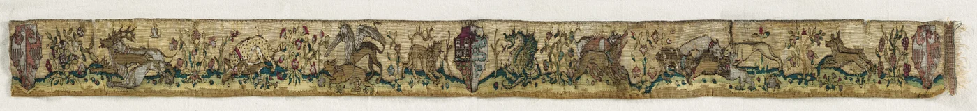 Tapestry Border, 1400-1450.