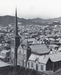 Te Aro, fra Terrace, Wellington, slutningen af det 19.-begyndelsen af det 20. århundrede.