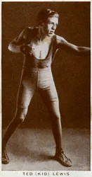 Ted Kid Lewis, britisk bokser, 1938