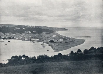 Teignmouth - General View of the Dene, 1895