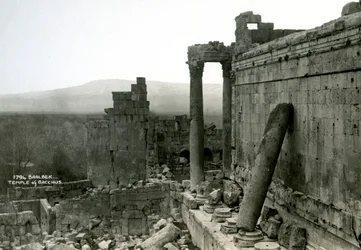 Bacchus-templet, Baalbek, Libanon, c1920