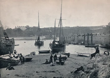 Tenby - I havnen, 1895