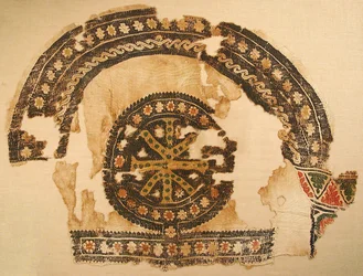 Tekstilfragment, byzantinsk, 5.-6. århundrede.