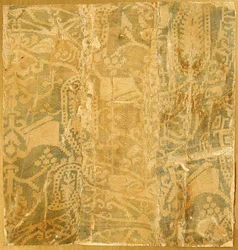 Tekstilfragment, byzantinsk, 8. århundrede.