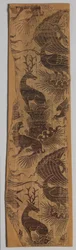 Tekstil, italiensk, 1300-tallet.