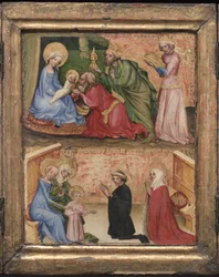 Magiernes tilbedelse, ca. 1424.