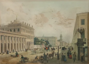 Anichkov-paladset i Sankt Petersborg, slutningen af 1840