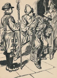 Arresten af Guy Fawkes, c1907.