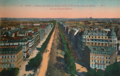 Avenue des Champs-Elysees, Paris, c1920