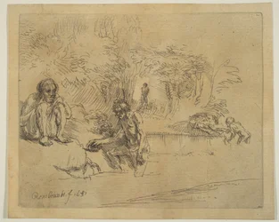 De badende, 1651.