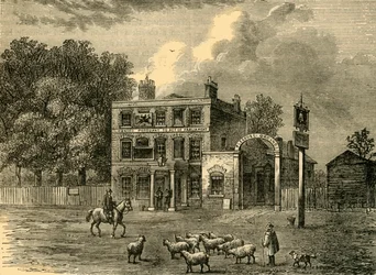 Klokken i Edmonton, c1876.