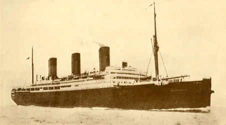 Berengaria Cunard-linjen, 52.700 tons, c1930.