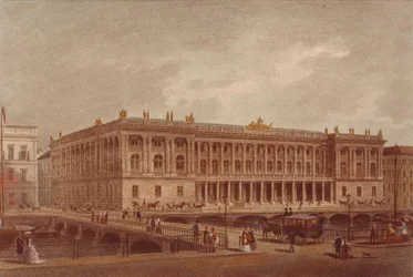 Berlin-børsen ved Burgstrasse, slutningen af 1860