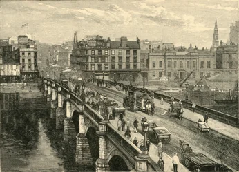 The Broomielaw Bridge, Glasgow, 1898.