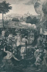 The Burning of John Huss af Constance of Constance, 6. juli 1415, 1907