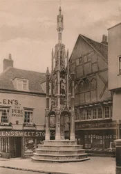 The Buttercross, Winchester, Hampshire, begyndelsen af det 20. århundrede
