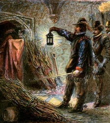 Fangen af Guy Fawkes, 1605, c1850