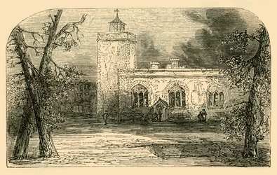 Peterskirken på Tower Green, c1872.