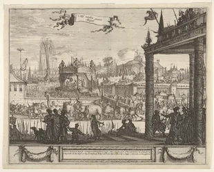 The Court of the Great Mogul t Hof vanden grooten Mogol, 1600-tallet.