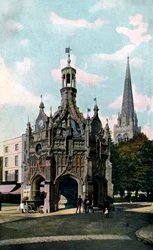 The Cross and Cathedral, Chichester, West Sussex, begyndelsen af det 20. århundrede