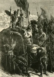 Korsfarerne før Jerusalem, 1099, 1890.