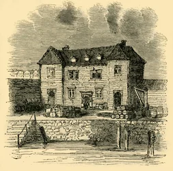 Toldhuset - Elizabeths tid, c1872.