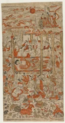 Buddhas død, ca. 1710