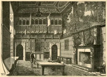 The Dining-Hall, Hatfield, 1898.
