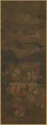 Diskursen om Vimalakirti og Manjusri, 16.-17. århundrede.