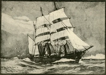 Opdagelsen under fuld sejl, 1901.