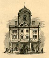 Dorset Gardens Theatre, Whitefriars, 1897.