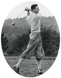 Hertugen af York spillede golf i 1934, 1937