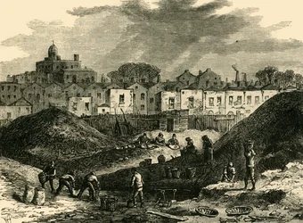The Dust-Heaps, Somers Town, i 1836, c1876.