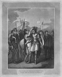 Jarlen af Richmond valgte konge efter slaget ved Bosworth, 1838