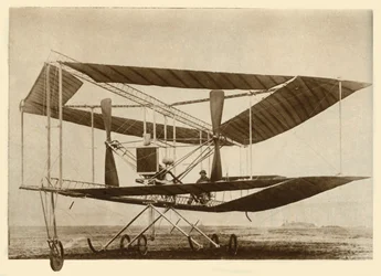 Edwards Rhomboidal biplan, c1911, 1935.