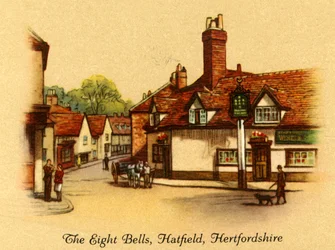 The Eight Bells, Hatfield, Hertfordshire, 1939.
