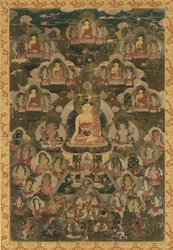De otte medicinbuddhaer, 1700-tallet.