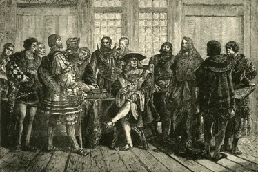 Kejser Maximilian omgivet af de mest berømte af sine samtidige 1508-1519, 1890.