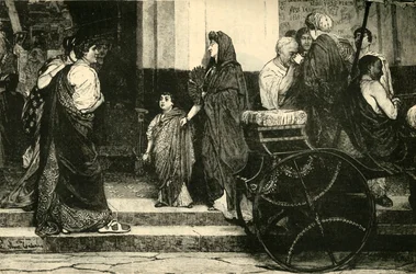 Indgangen til et romersk teater, 1890.
