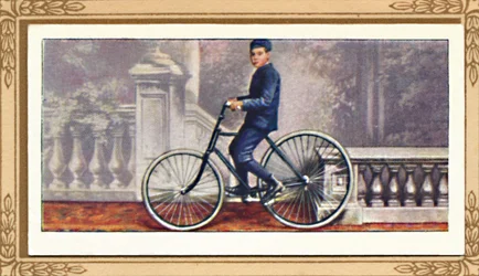 Den første pneumatiske dækcykel, 1939