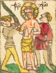 The flagellation, 14251450.