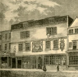 The Fortune Theatre, c1872.