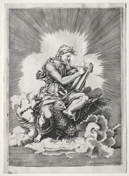 De fire evangelister: St. John, ca. 1518.