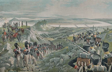 Den franske hær krydser Niemen, 1812, 1896