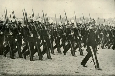 Den franske hærofficer i færd, 1919.